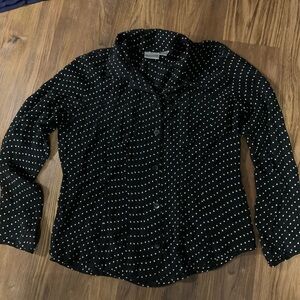 Chico's 100% Silk Button Down Shirt